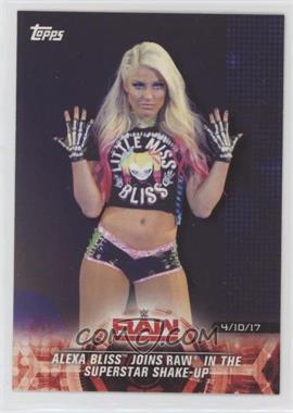 2018 Topps WWE Road to Wrestlemania - [Base] #32 - Alexa Bliss Joins Raw In The Superstar Shake-UP