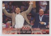 Kurt Angle Reveals that Jason Jordan is his Son