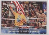 John Cena Defeats Rusev in a Flag Match