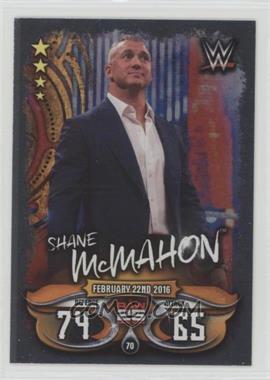 2018 Topps WWE Slam Attax Live - [Base] #70 - Shane McMahon