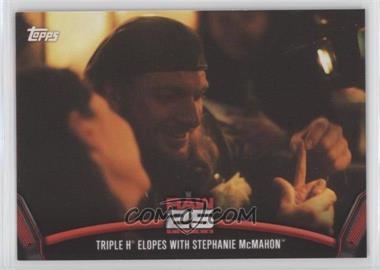 2018 Topps WWE Then Now Forever - 25 Years of Raw #RAW-15 - Triple H Elopes with Stephanie McMahon