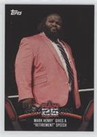 Mark Henry gives a 