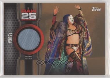 2018 Topps WWE Then Now Forever - Raw 25 Mat Relics - Bronze #MR25-AS - Asuka /199