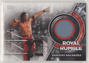 2018 Topps WWE Then Now Forever - Royal Rumble Mat Relics #MRRR-SN - Shinsuke Nakamura /299