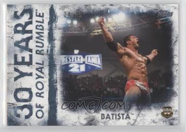 2018 Topps WWE Undisputed - 30 Years of Royal Rumble - Blue #RR-15 - Batista /25