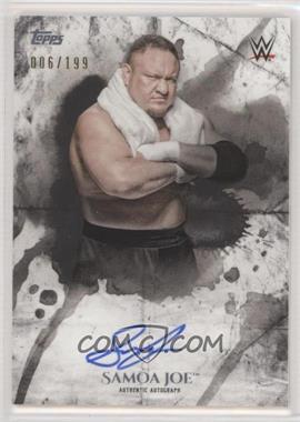 2018 Topps WWE Undisputed - Undisputed Autographs #UA-SJ - Samoa Joe /199