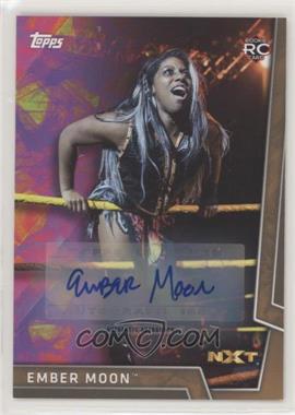 2018 Topps WWE Women's Division - [Base] - Bronze Autographs #37 - Ember Moon /75