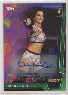 2018 Topps WWE Women's Division - [Base] - Green Autographs #36 - Dakota Kai /150