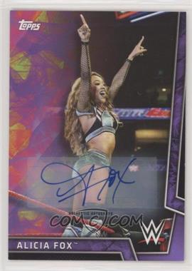 2018 Topps WWE Women's Division - [Base] - Purple Autographs #2 - Alicia Fox /99