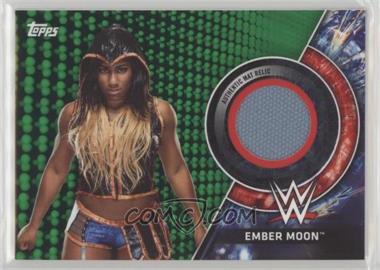 2018 Topps WWE Women's Division - Mat Relics - Green #MR-EM - Royal Rumble 2018 - Ember Moon /150