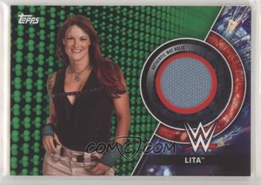 2018 Topps WWE Women's Division - Mat Relics - Green #MR-LT - Royal Rumble 2018 - Lita /150