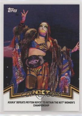 2018 Topps WWE Women's Division - Memorable Matches and Moments #NXT-3 - NXT Women's Division - Asuka Defeats Peyton Royce