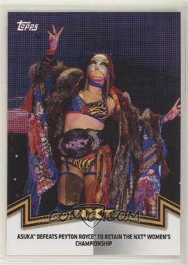 2018 Topps WWE Women's Division - Memorable Matches and Moments #NXT-3 - NXT Women's Division - Asuka Defeats Peyton Royce