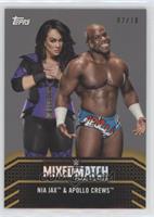 Nia Jax & Apollo Crews #/10