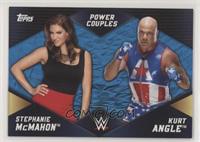 Stephanie McMahon & Kurt Angle #/25