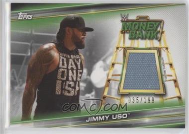 2019 Topps WWE Money in the Bank - Superstar Mat Relics #MR-JI - Jimmy Uso /199