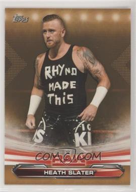 2019 Topps WWE Raw - [Base] - Bronze #33 - Heath Slater