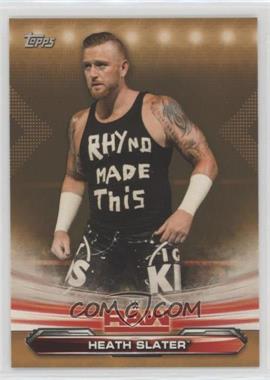 2019 Topps WWE Raw - [Base] - Bronze #33 - Heath Slater