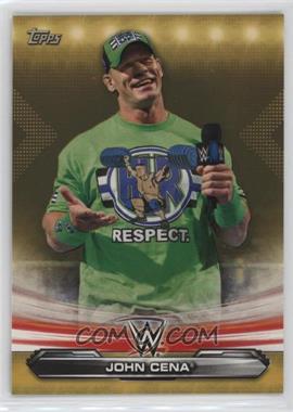 2019 Topps WWE Raw - [Base] - Gold #37 - John Cena /10