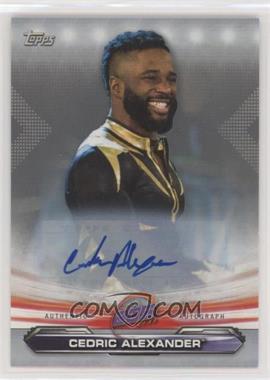 2019 Topps WWE Raw - [Base] - Silver Autographs #78 - Cedric Alexander /25