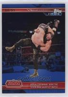 Braun Strowman Wins the Seven-Man Gauntlet Match #/99
