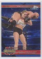 Kurt Angle & Ronda Rousey Defeat Triple H & Stephanie McMahon #/99