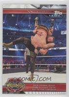 Braun Strowman Defeats Cesaro & Sheamus for the Raw Tag Team Championship