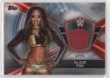 2019 Topps WWE Road to Wrestlemania - Shirt Relics - Silver #SR-AF - Alicia Fox /25