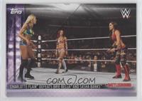 Charlotte Flair Defeats Brie Bella and Sasha Banks
