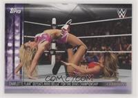 Charlotte Flair Defeats Nikki Bella for the Diva Championship