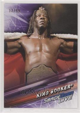 2019 Topps WWE Smackdown - [Base] - Purple #66 - WWE Legend - King Booker /99