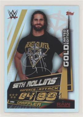 2019 Topps WWE Smackdown - Gold Limited Edition #LEEC - Seth Rollins