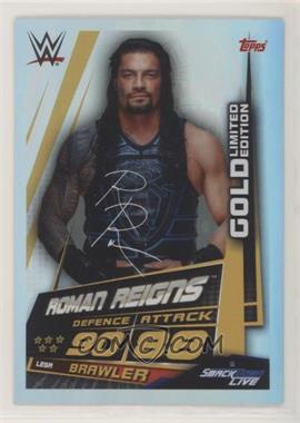 2019 Topps WWE Smackdown - Gold Limited Edition #LESA - Roman Reigns