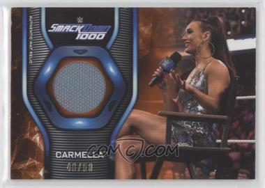 2019 Topps WWE Smackdown - Mat Relics - Orange #MR-CM - Carmella /50