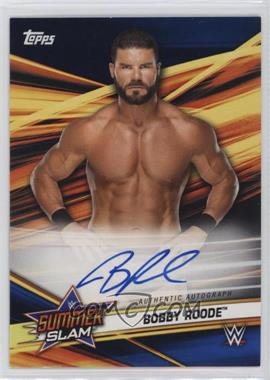 2019 Topps WWE Summerslam - Autographs - Blue #OC-BR - Bobby Roode /50