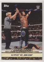 AJ Styles Def. John Cena [EX to NM]