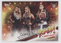 Ronda Rousey works with Trish Stratus to chase away Alexa Bliss, Mickie James