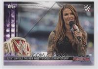 Lita Unveils The New WWE Women's Championship