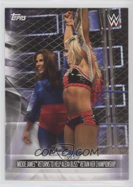 2019 Topps WWE Summerslam - Women's Evolution #DR-30 - Mickie James Returns To Help Alexa Bliss Retain Her Championship