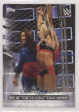 2019 Topps WWE Summerslam - Women's Evolution #DR-30 - Mickie James Returns To Help Alexa Bliss Retain Her Championship