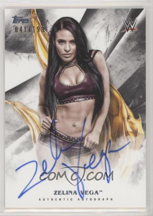 2019 Topps Wwe Undisputed Autographs A Zv Zelina Vega 199