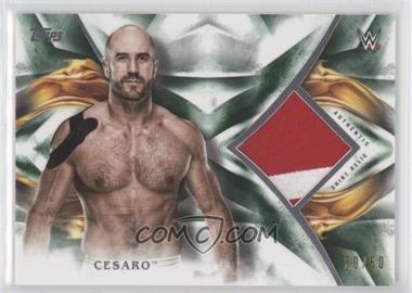 2019 Topps WWE Undisputed - Relics - Green #UR-CS - Cesaro /50