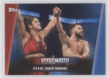 2019 Topps WWE Women's Division - Mixed Match Challenge - Blue #MMC-20 - B'N'B def. Country Dominance /25