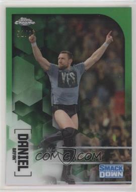 2020 Topps Chrome WWE - [Base] - Green Refractor #21 - Daniel Bryan /99