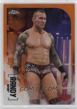 2020 Topps Chrome WWE - [Base] - Orange Refractor #48 - Randy Orton /25