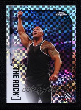 2020 Topps Chrome WWE - [Base] - X-Fractor #64 - The Rock