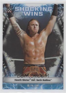 2020 Topps Chrome WWE - Shocking Wins #SW-22 - Heath Slater