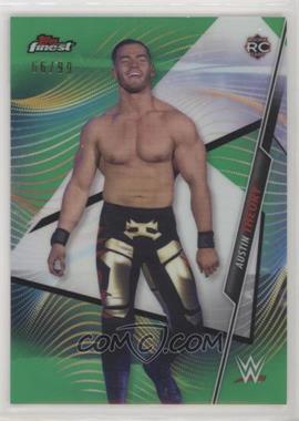 2020 Topps Finest WWE - [Base] - Green Refractor #7 - Austin Theory /99