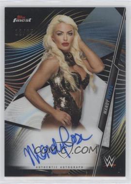 2020 Topps Finest WWE - Finest Autographs - Black Refractor #A-MA - Mandy Rose /25
