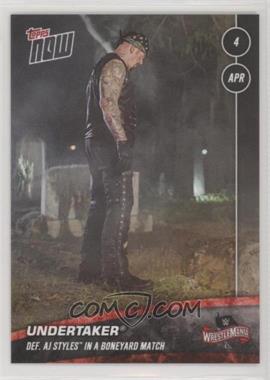 2020 Topps Now WWE - Topps Online Exclusive [Base] #18 - Undertaker /141